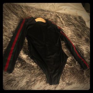 Med size black with red and green strip